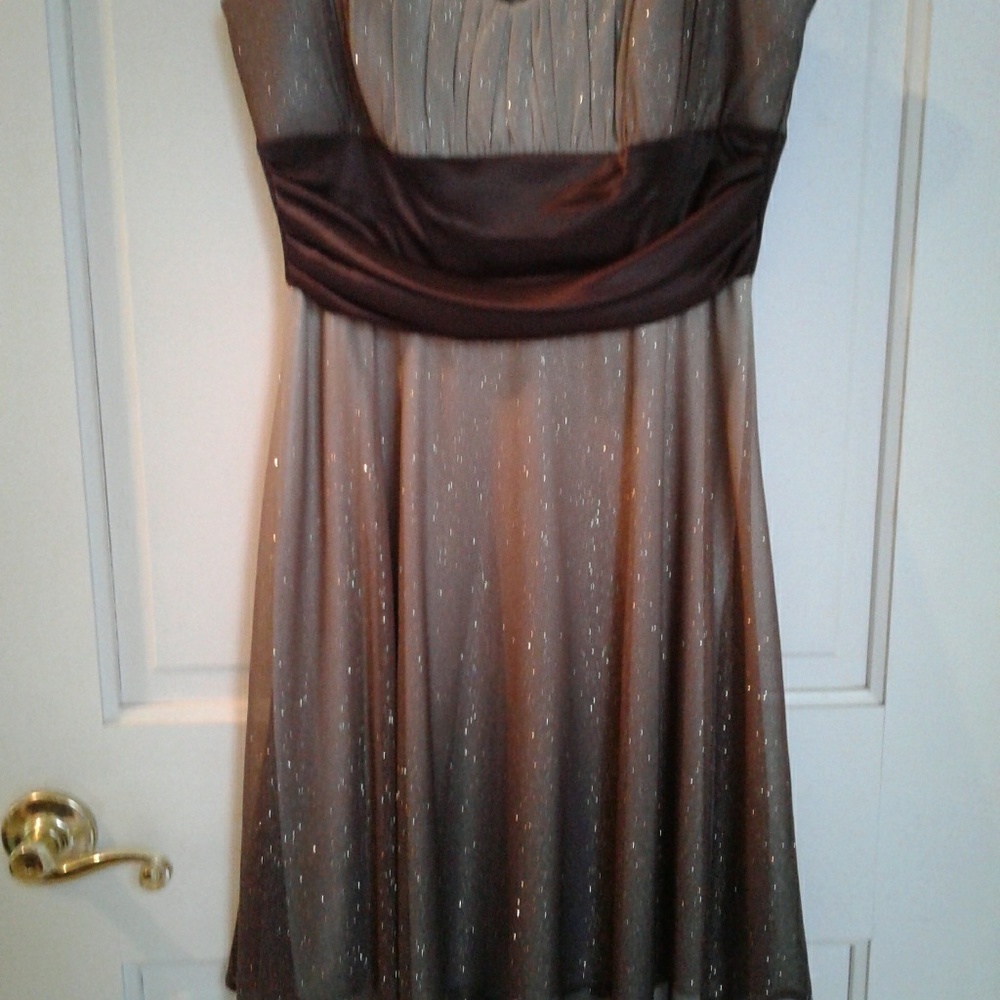 Brown Cocktail Dress